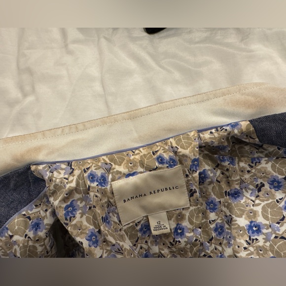 Banana Republic Linen Denim Blazer Jacket - Picture 10 of 10